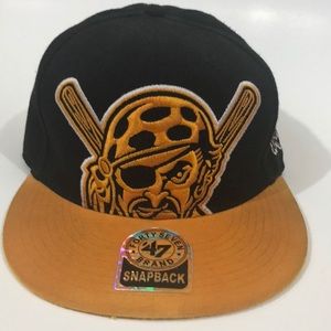 Black & Yellow Pittsburgh Pirates SnapBack hat